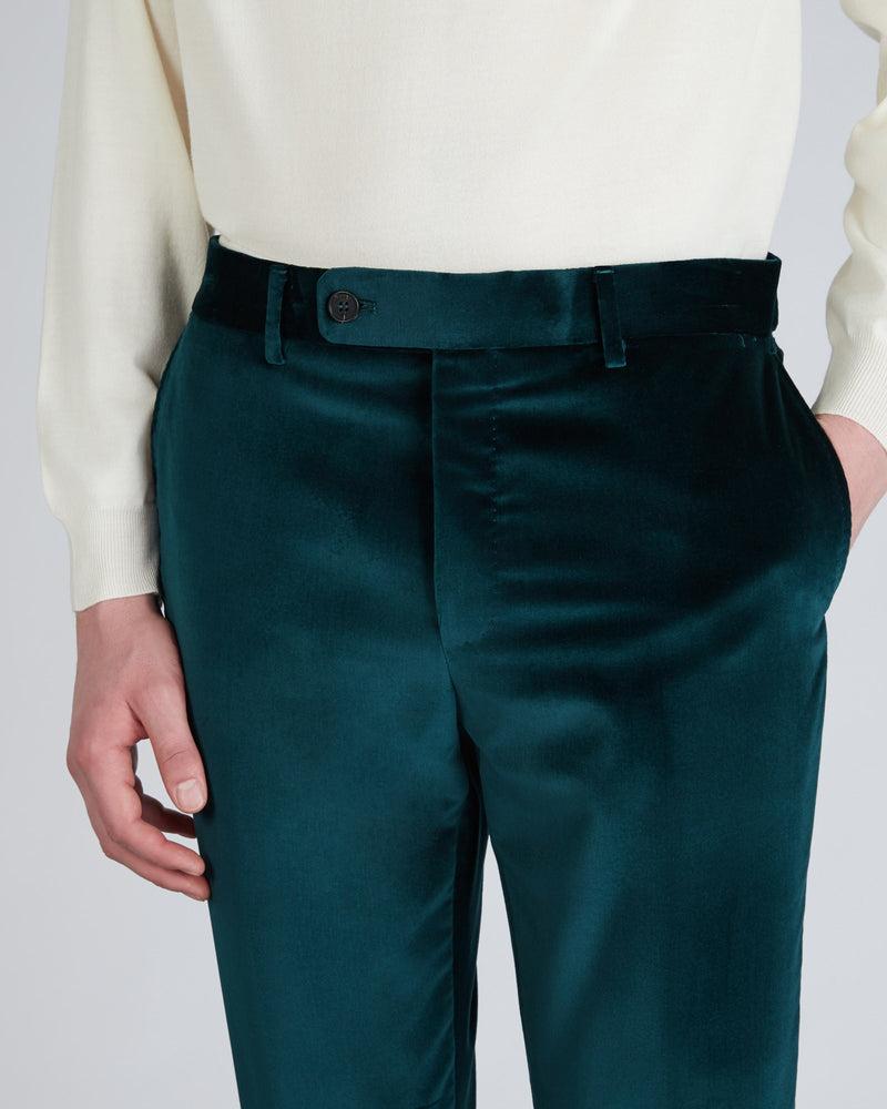 Slowear Pantalone tapered fit in velluto Offerte