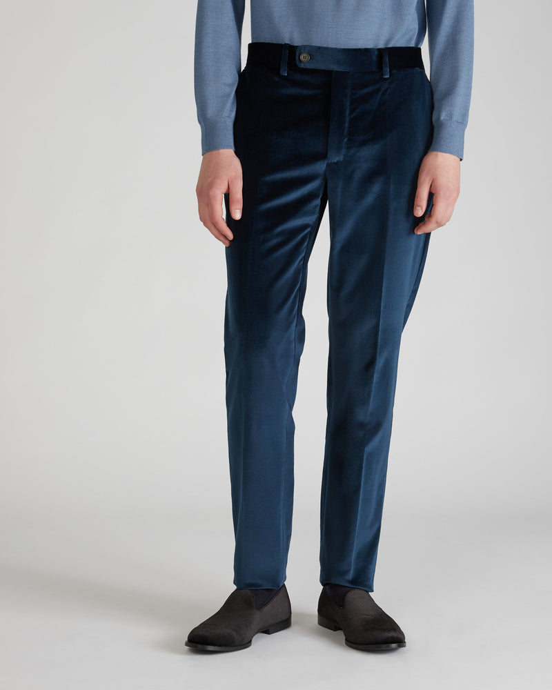Slowear Pantalone tapered fit in velluto Hotsell
