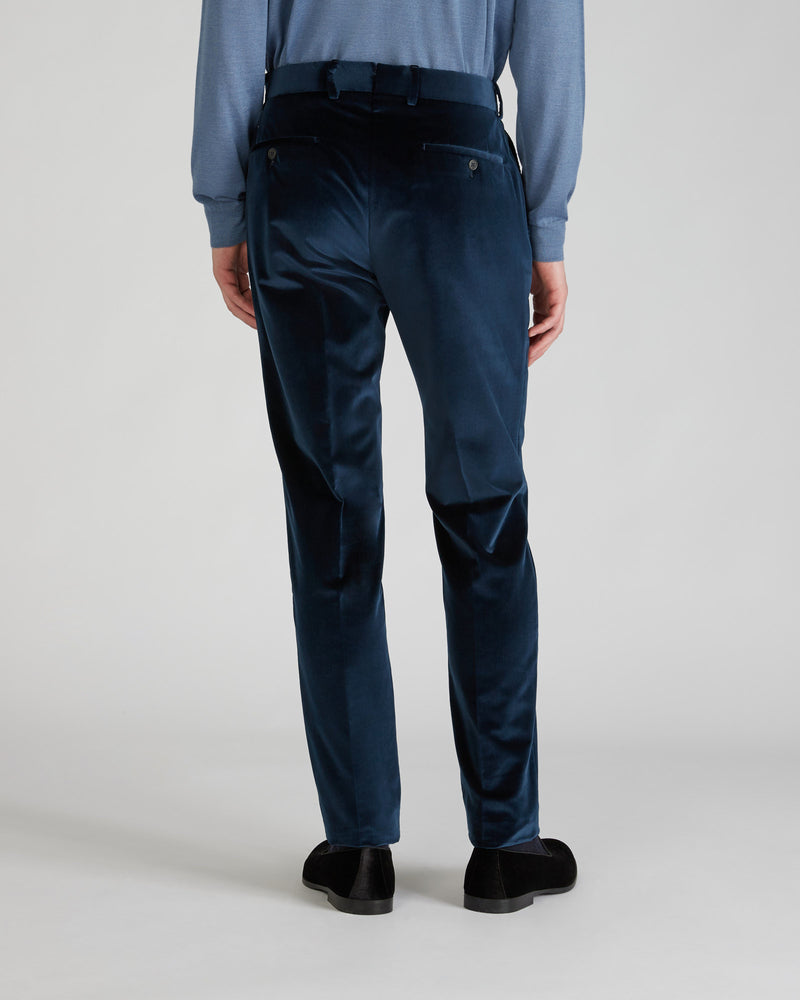 Slowear Pantalone tapered fit in velluto Hotsell