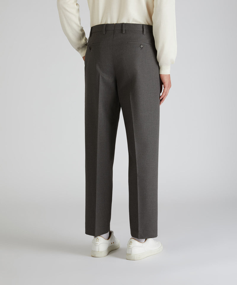 Slowear Pantalone seamless fit in twill di cotone e lana Vendita Calda
