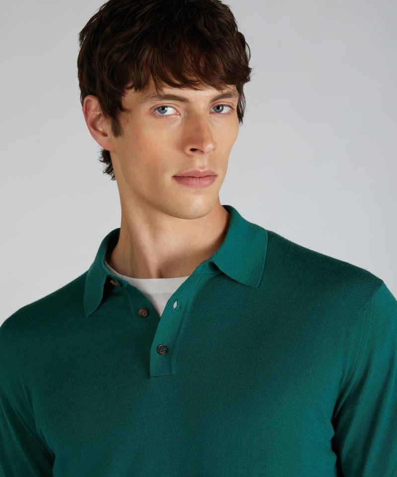 Slowear Polo slim fit in Flexwool Vendite Flash