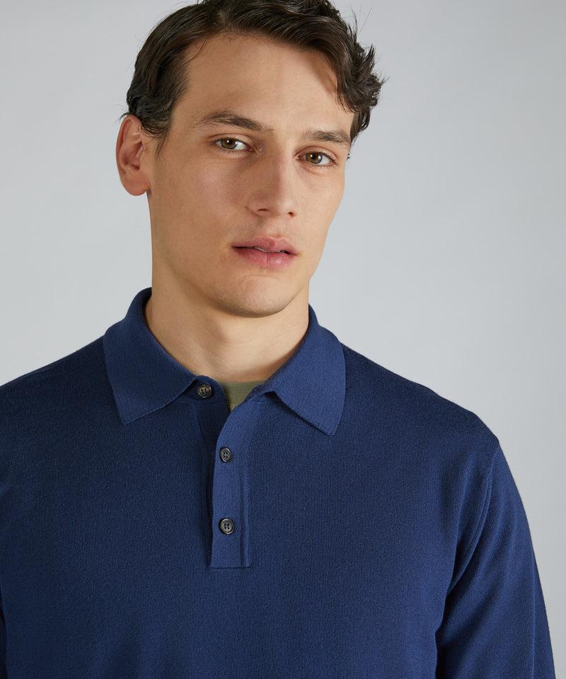 Slowear Polo slim fit in Flexwool In Saldo