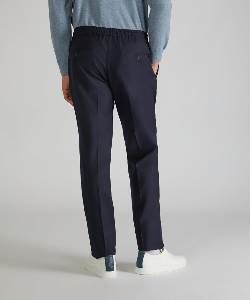 Slowear Pantalone tapered fit in flanella Moda