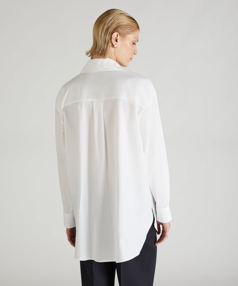 Slowear Camicia regular fit in popeline di cotone Economico