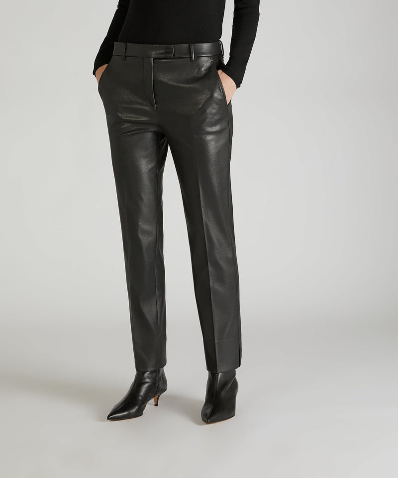 Slowear Pantalone slim fit in similpelle stretch Online