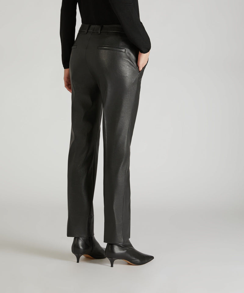 Slowear Pantalone slim fit in similpelle stretch Online