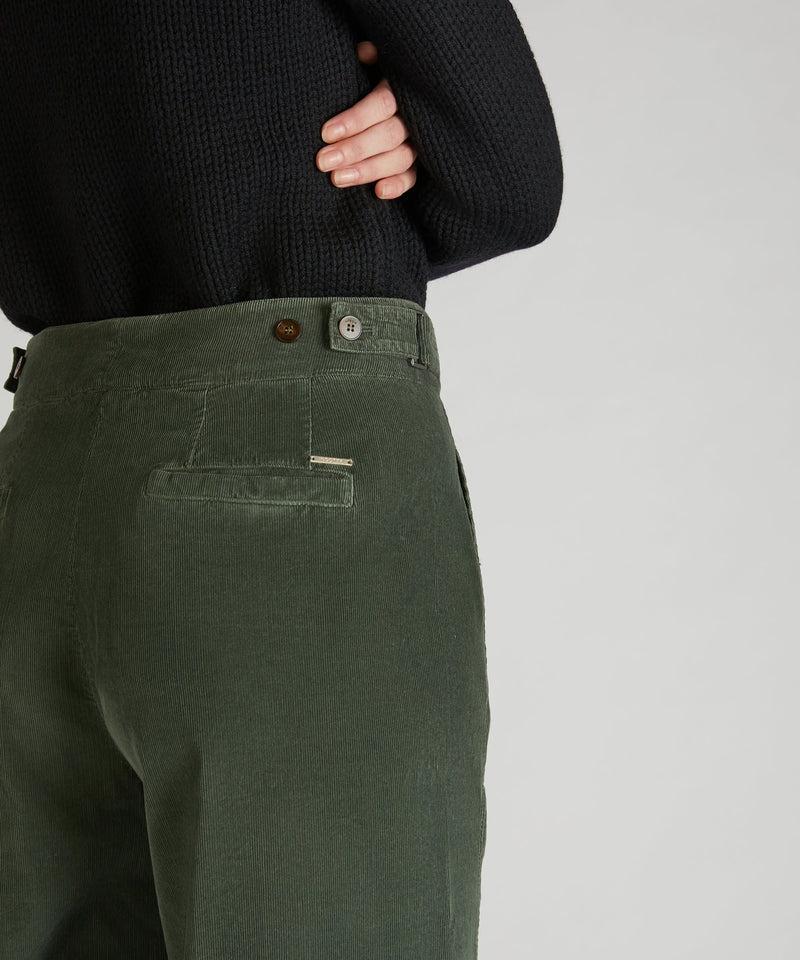 Slowear Pantalone regular fit in velluto In Vendita