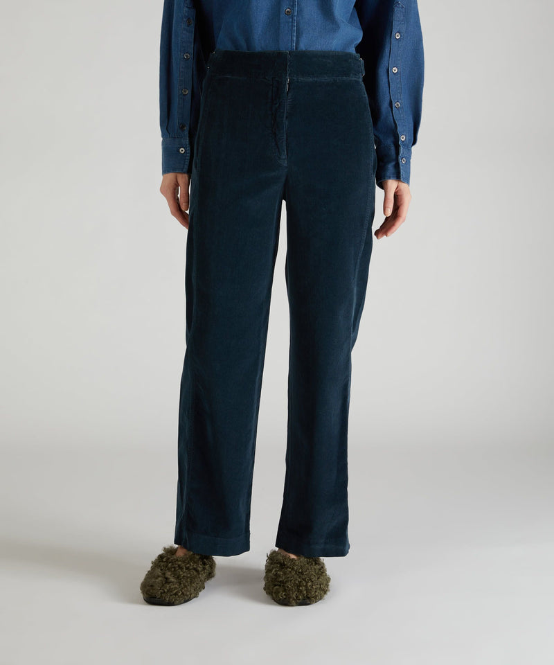 Slowear Pantalone regular fit in velluto Saldi