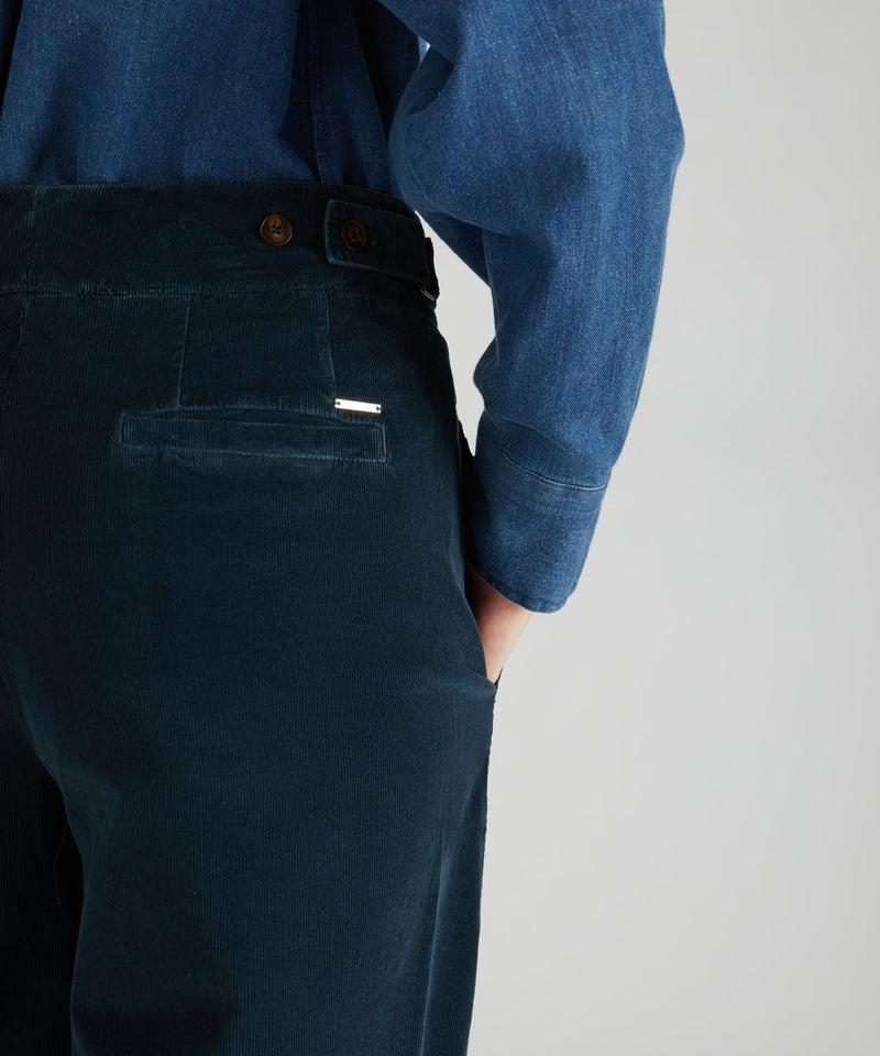 Slowear Pantalone regular fit in velluto Saldi