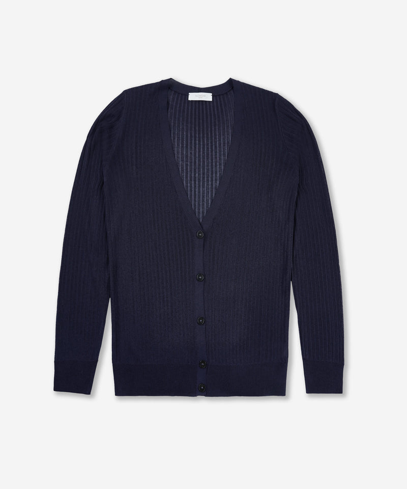 Slowear Cardigan regular fit in viscosa Vendita Economica