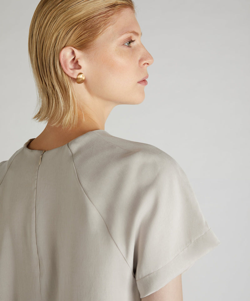 Slowear Camicia wide fit in lyocell Vendite Flash