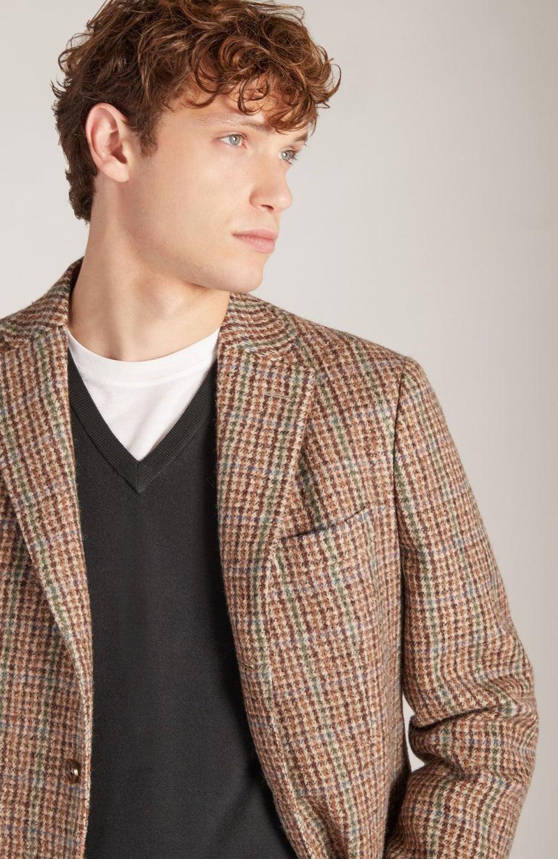Slowear Maglia scollo a V slim fit in Flexwool certificato Consegna Veloce