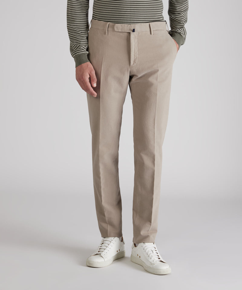 Slowear Pantalone slim fit in doeskin Prezzo Ridotto