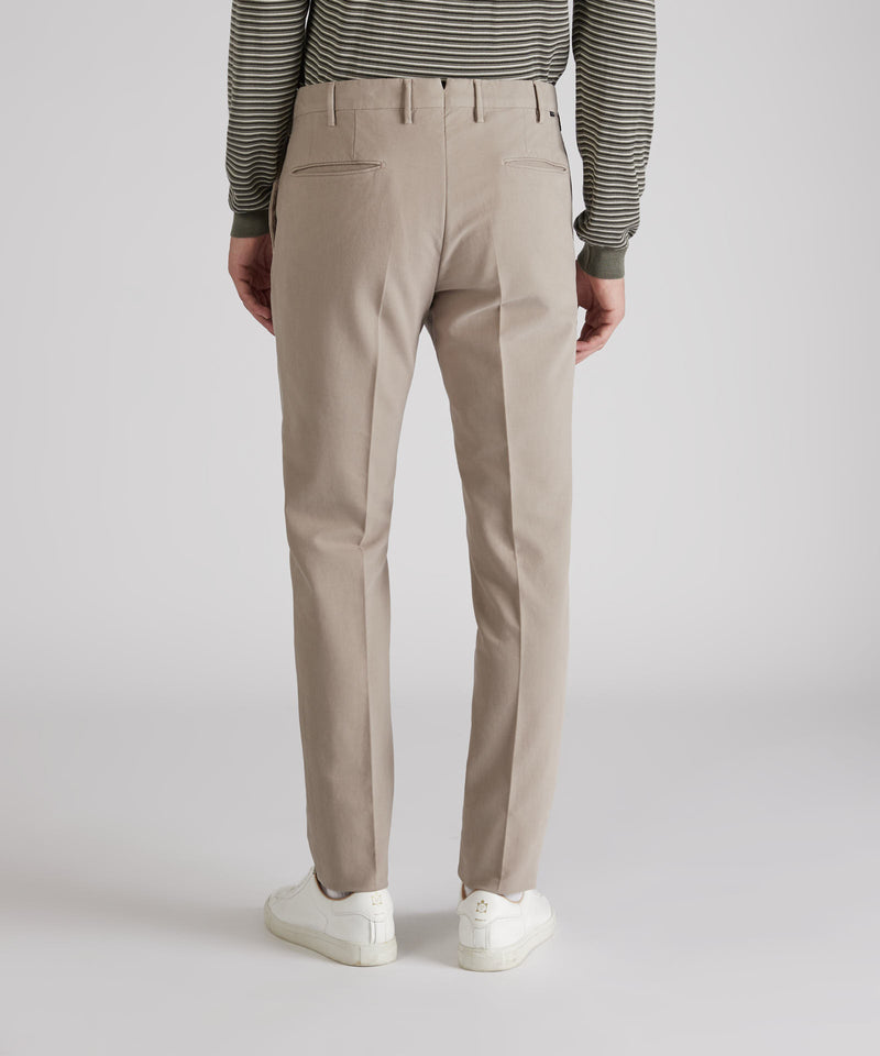 Slowear Pantalone slim fit in doeskin Prezzo Ridotto