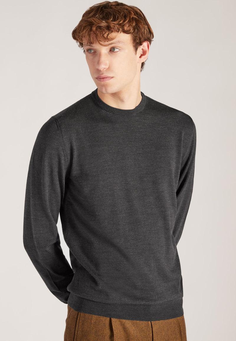 Slowear Girocollo slim fit in Flexwool certificato Novità