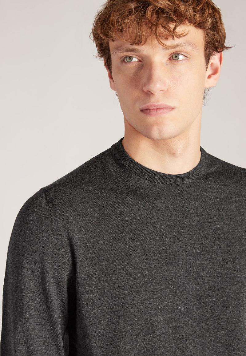 Slowear Girocollo slim fit in Flexwool certificato Novità