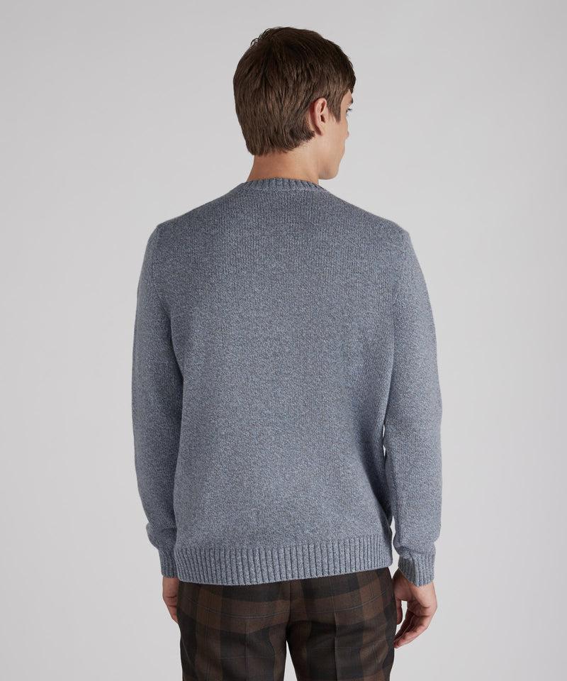 Slowear Girocollo slim fit in lana Geelong Saldi