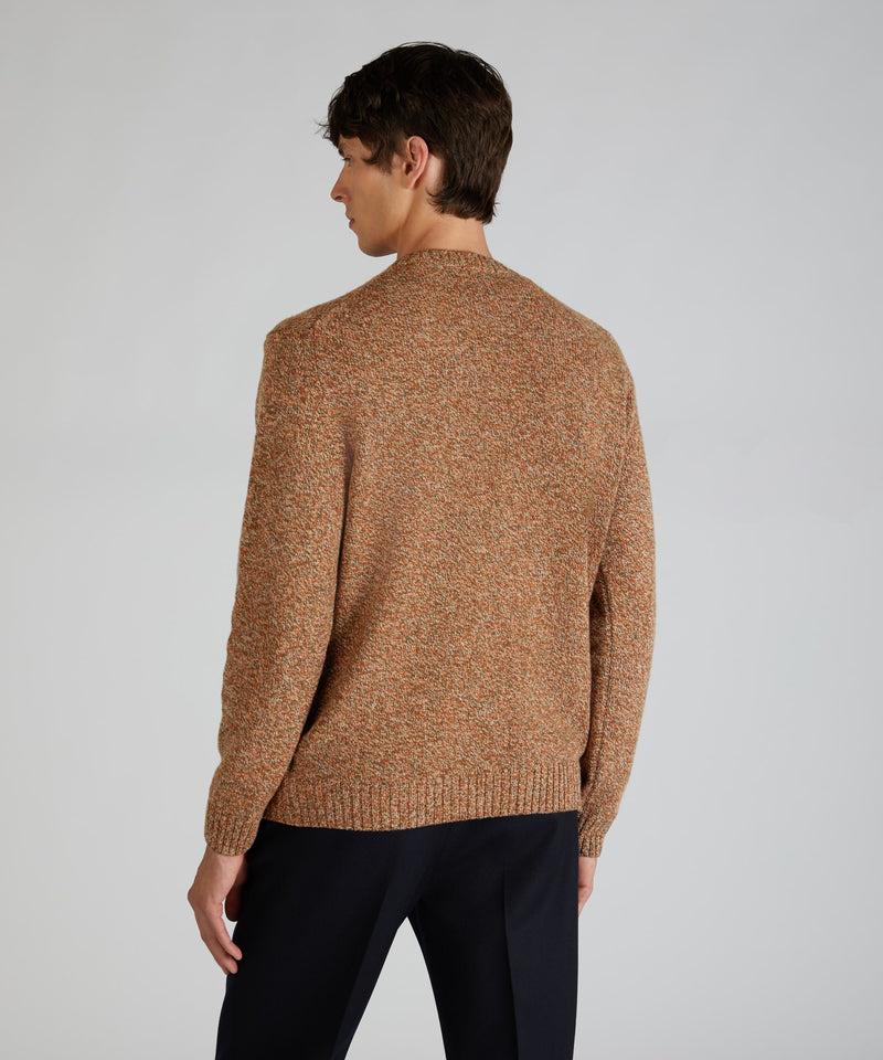 Slowear Girocollo slim fit in lana Geelong Offerte