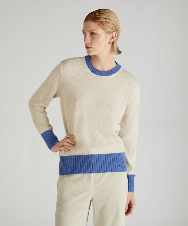 Slowear Girocollo over in lana e Angora Nuova