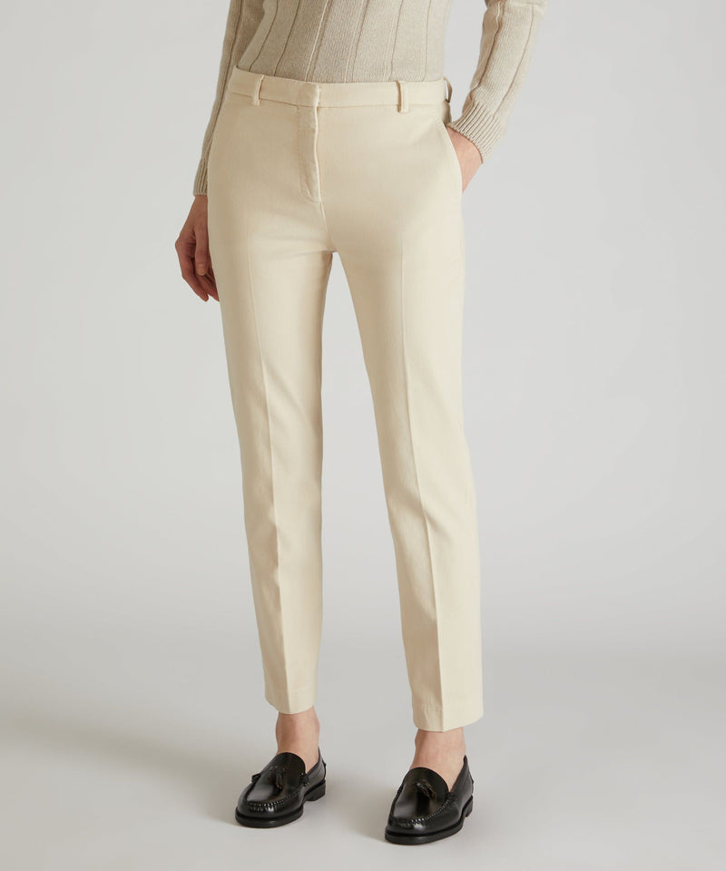 Slowear Pantalone slim fit in drill di cotone Moda