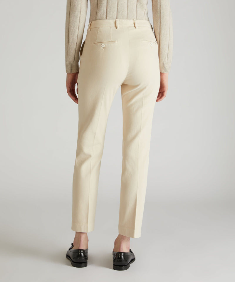 Slowear Pantalone slim fit in drill di cotone Moda