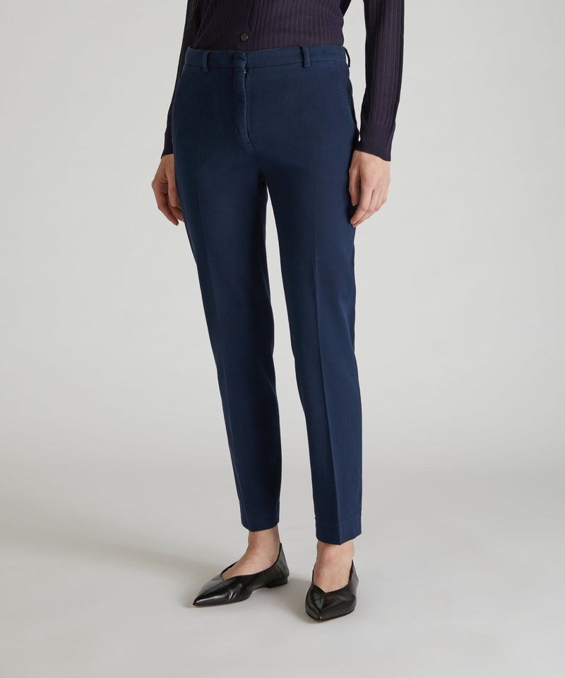 Slowear Pantalone slim fit in drill di cotone 2025