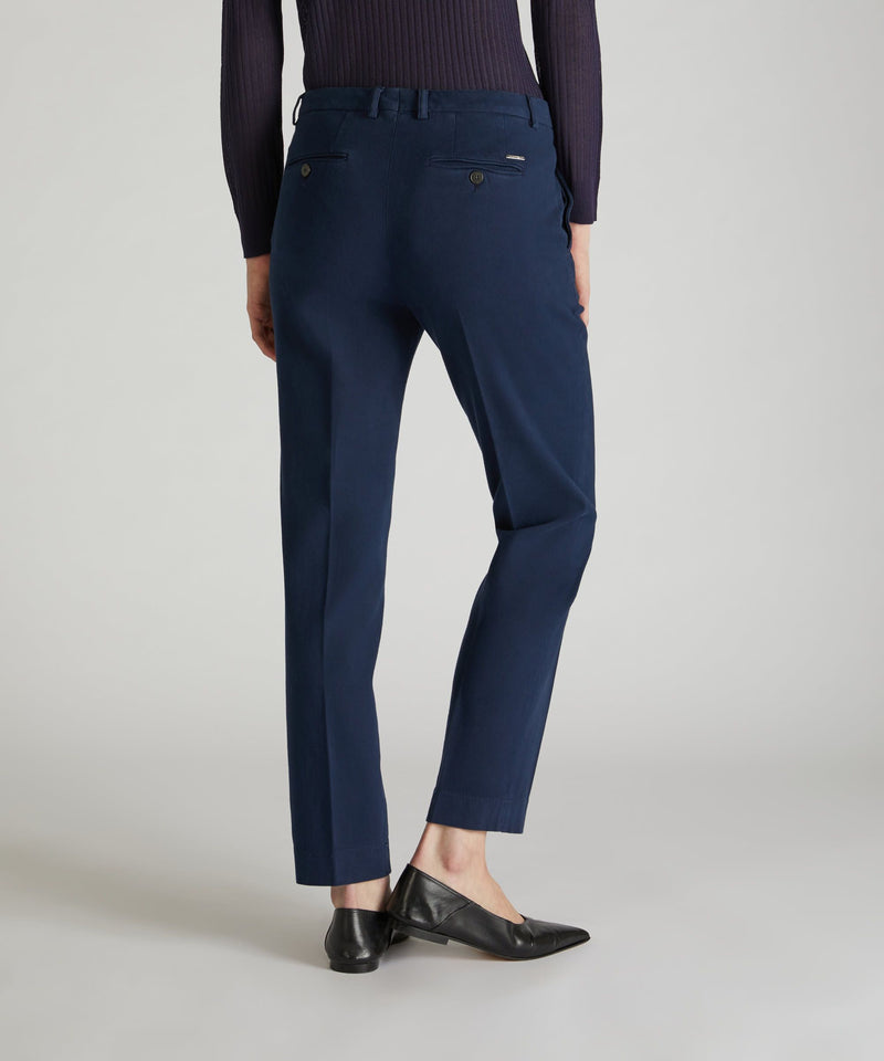 Slowear Pantalone slim fit in drill di cotone 2025