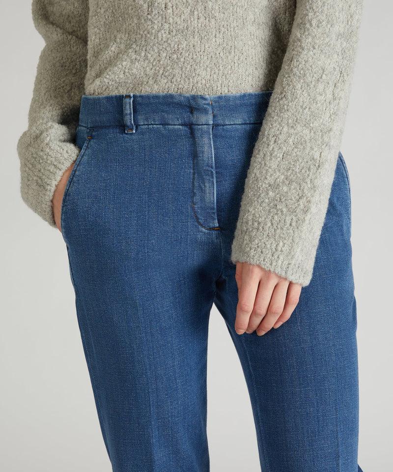Slowear Pantalone slim fit in denim In Linea
