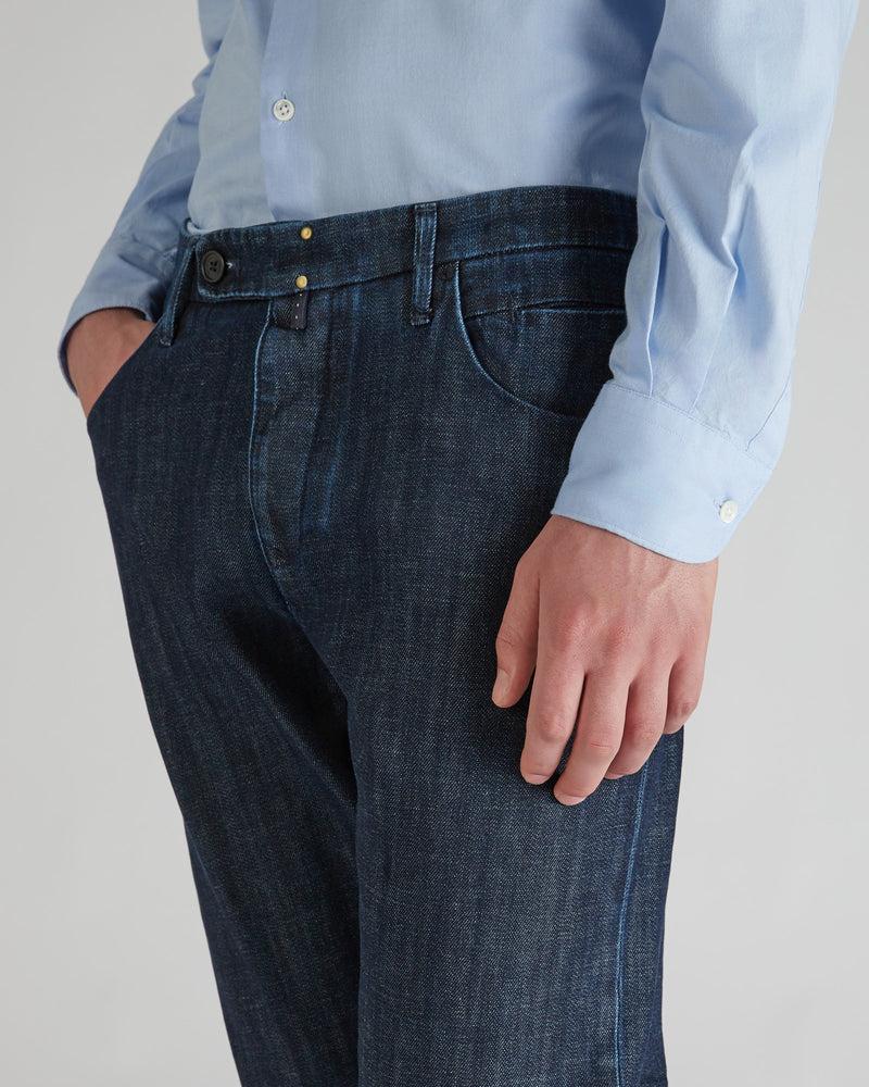Slowear Pantalone sartoriale in denim Presa