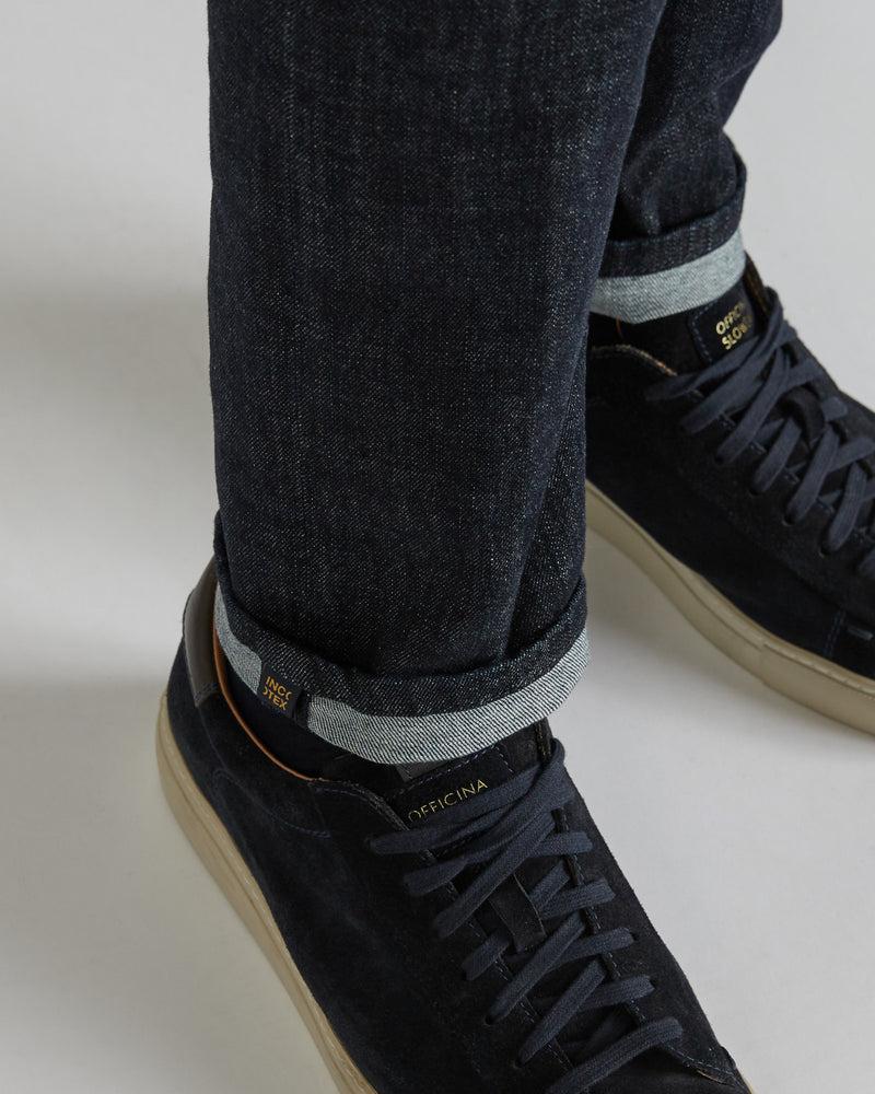 Slowear Pantalone sartoriale in denim stretch In Vendita