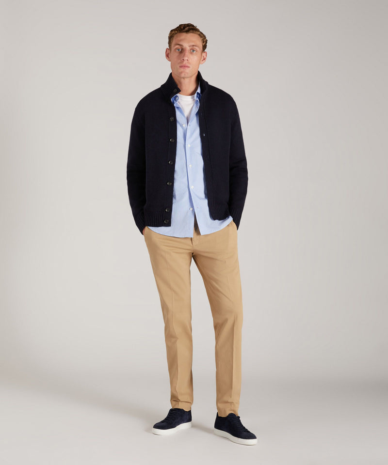 Slowear Pantalone tapered fit in tricocell certificato Offerte