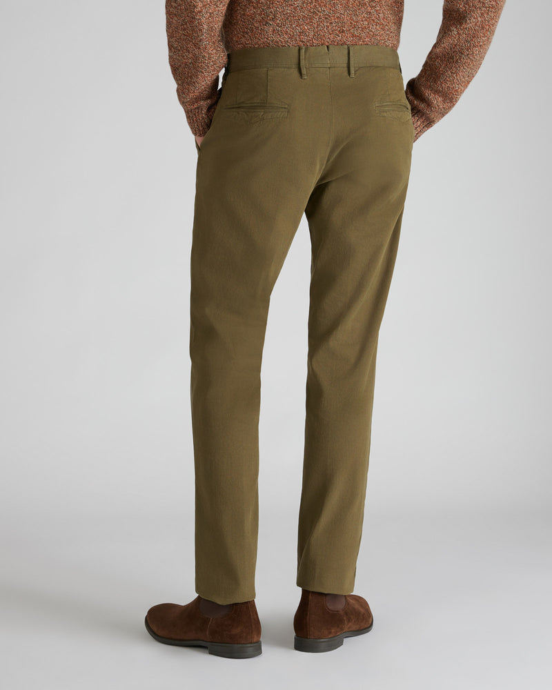 Slowear Pantalone slim fit in cotone stretch Vendite Flash