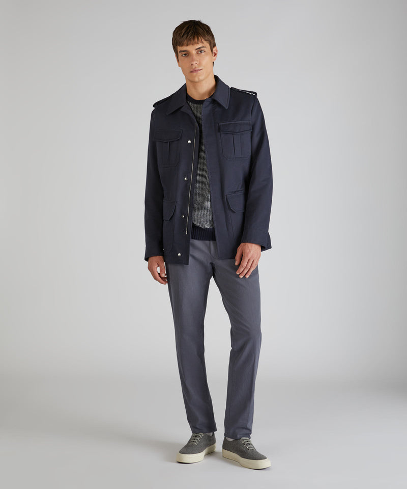 Slowear Pantalone slim fit in cotone stretch Negozio