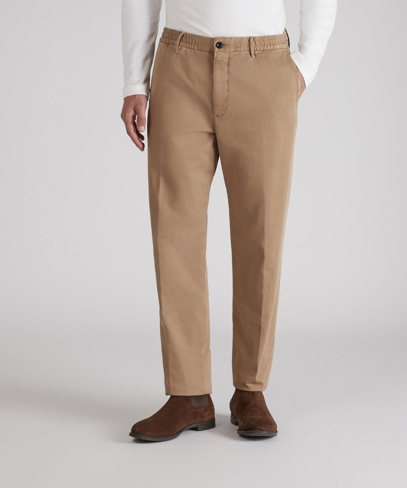 Slowear Pantalone slim fit in raso di cotone In Saldo