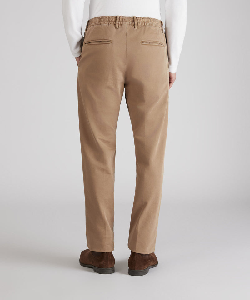 Slowear Pantalone slim fit in raso di cotone In Saldo