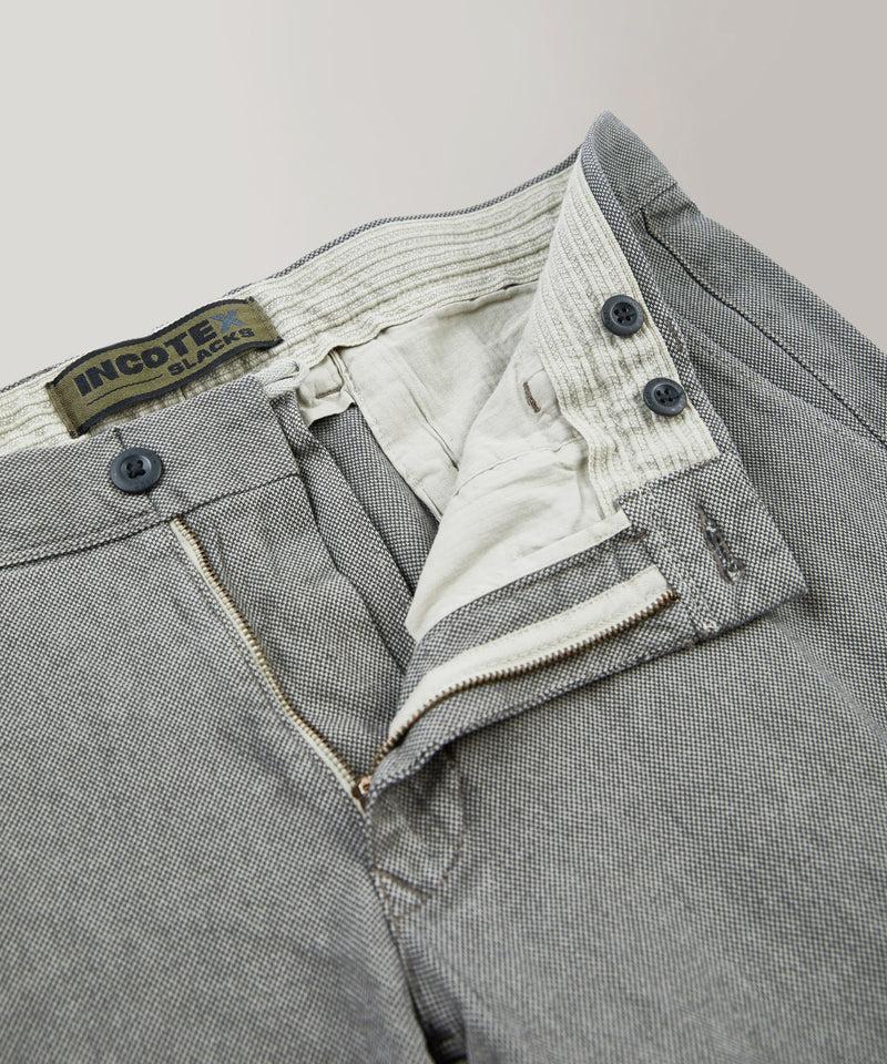 Slowear Pantalone slim fit in cotone microstrutturato Moda