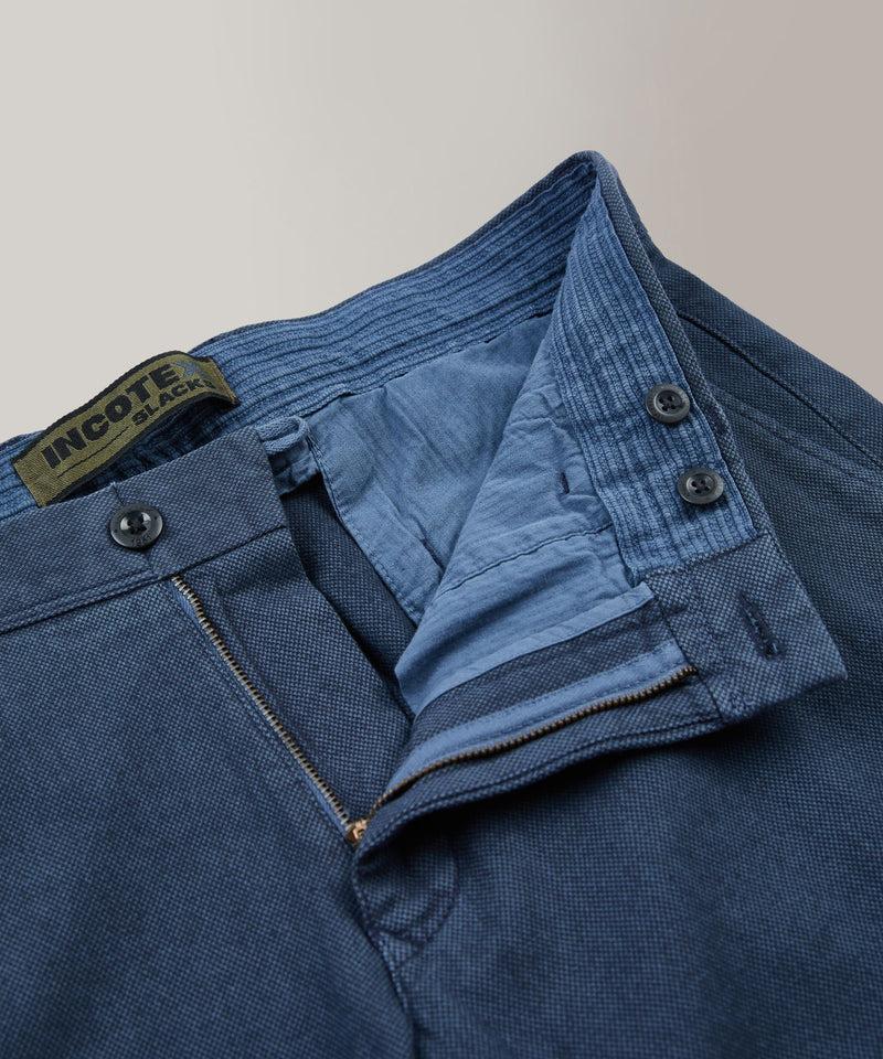 Slowear Pantalone slim fit in cotone microstrutturato Italy