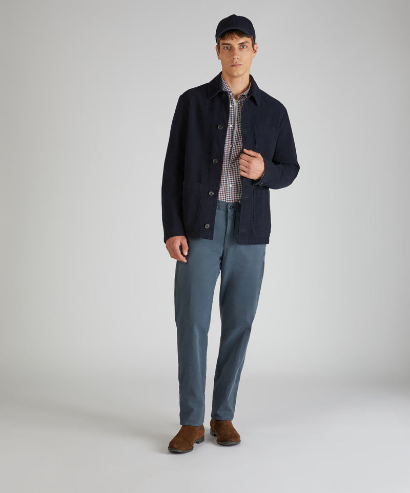 Slowear Pantalone slim fit in satin di cotone 2025