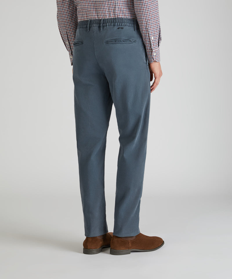 Slowear Pantalone slim fit in satin di cotone 2025