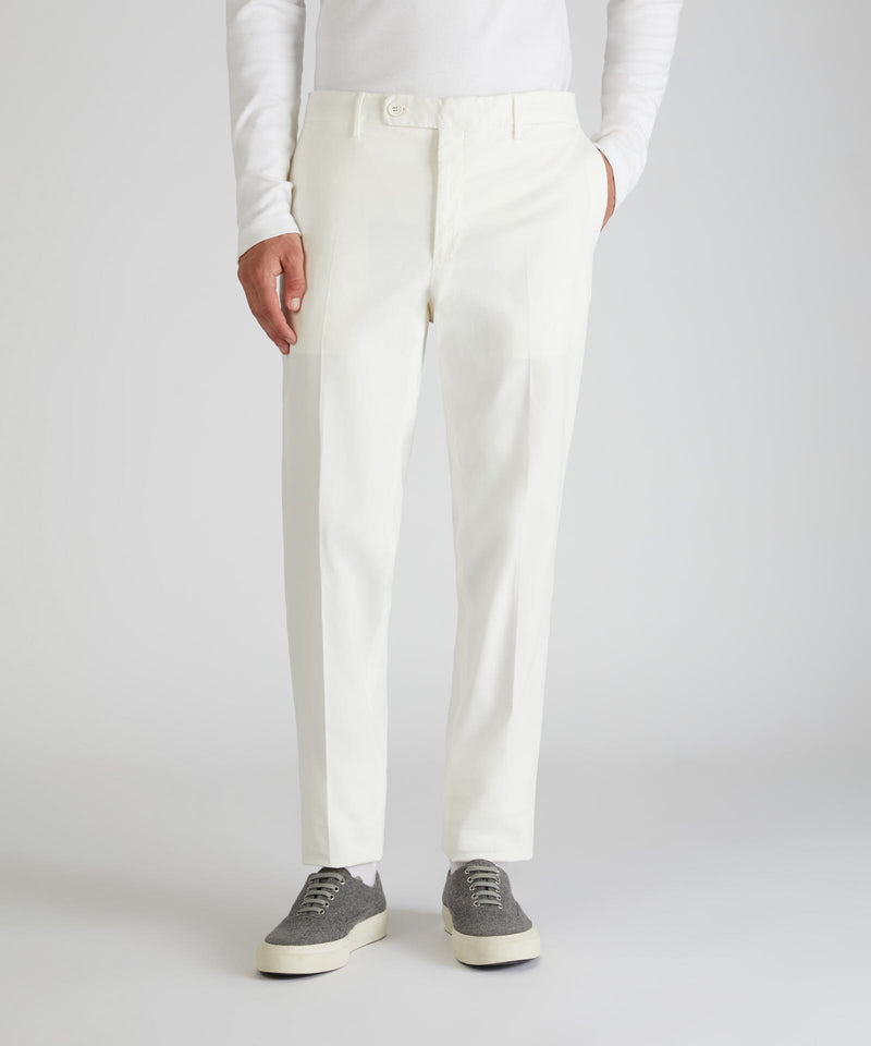 Slowear Pantalone tapered fit in cotone e lyocell Vendita