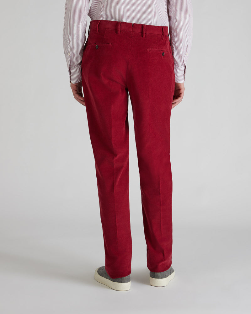 Slowear Pantalone regular fit in velluto a coste Qualità Garantita