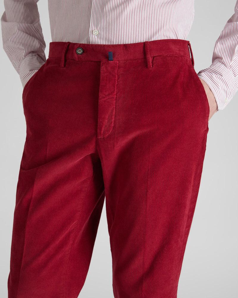 Slowear Pantalone regular fit in velluto a coste Qualità Garantita