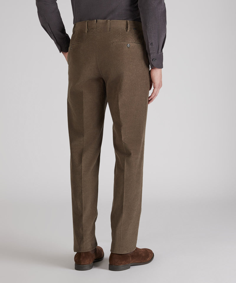 Slowear Pantalone regular fit in velluto a coste Consegna Veloce
