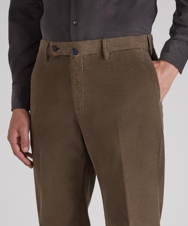 Slowear Pantalone regular fit in velluto a coste Consegna Veloce