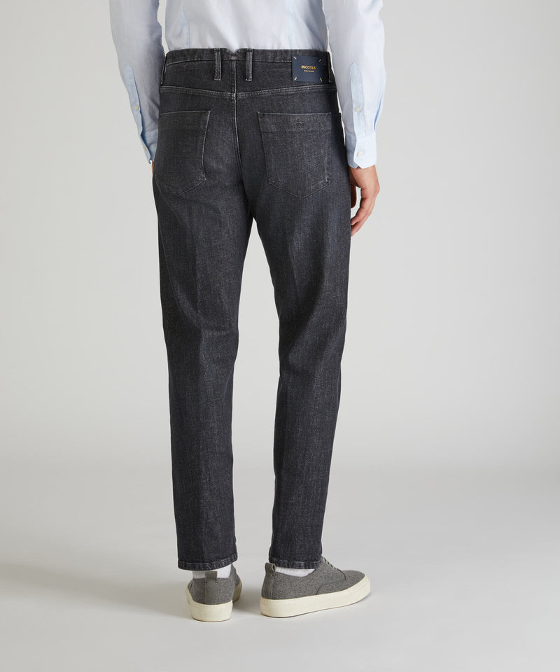 Slowear Pantalone sartoriale in denim stretch Promozione Limitata
