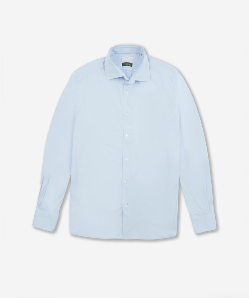 Slowear Camicia slim fit wash & wear in jersey tecnico
