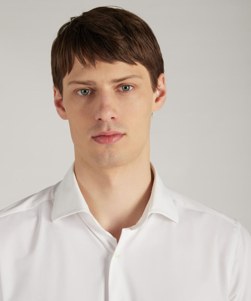 Slowear Camicia slim fit wash & wear in jersey tecnico Shopping Online