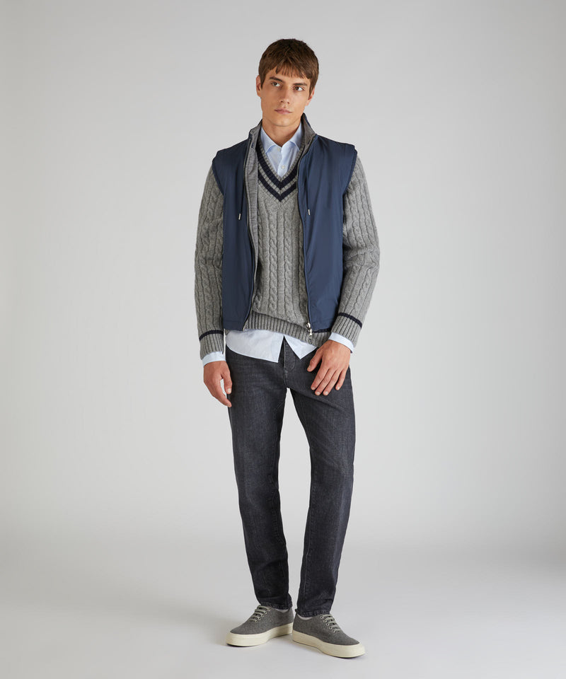 Slowear Camicia slim fit in tessuto tecnico Prezzo Ridotto
