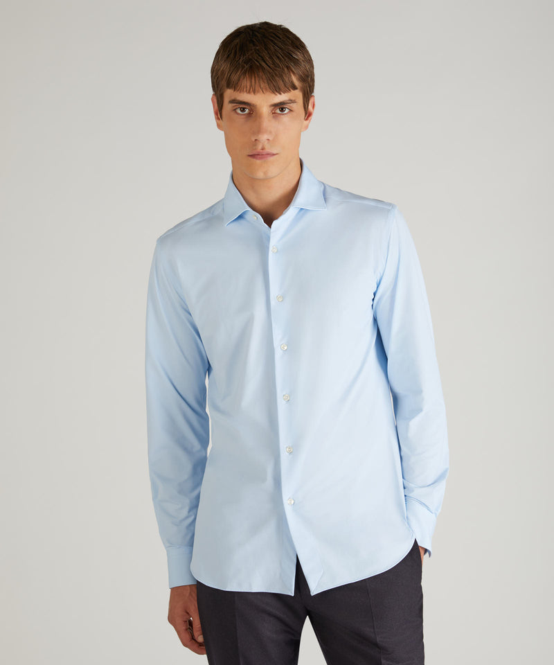 Slowear Camicia slim fit in tessuto tecnico Prezzo Ridotto