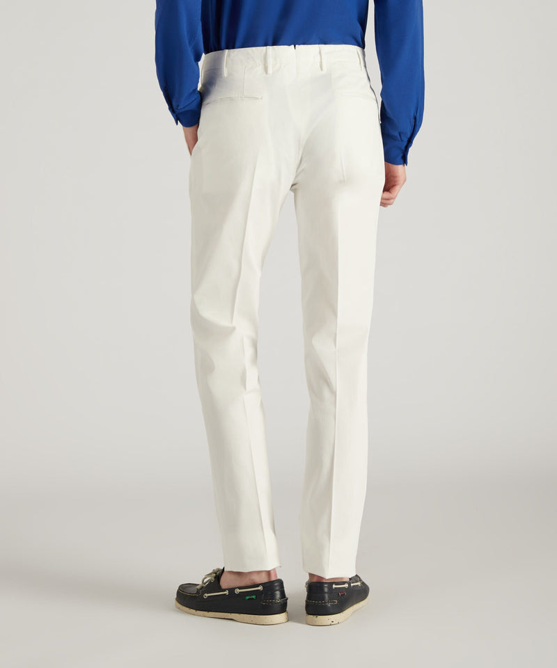 Slowear Pantalone slim fit in cotone certificato Royal Batavia Sottocosto